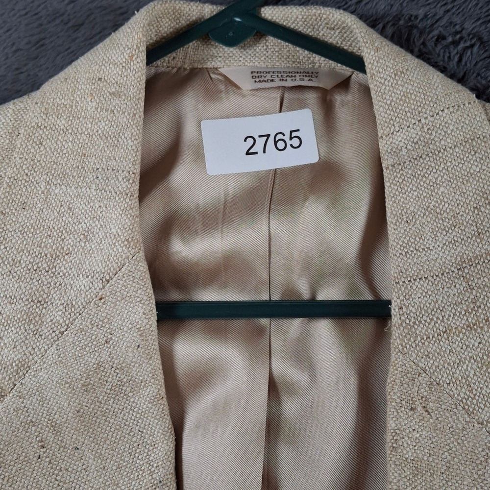 Orvis Vintage Mens 44R Sport Coat Blazer Elbow Patches Wool Linen - Picture 15 of 15